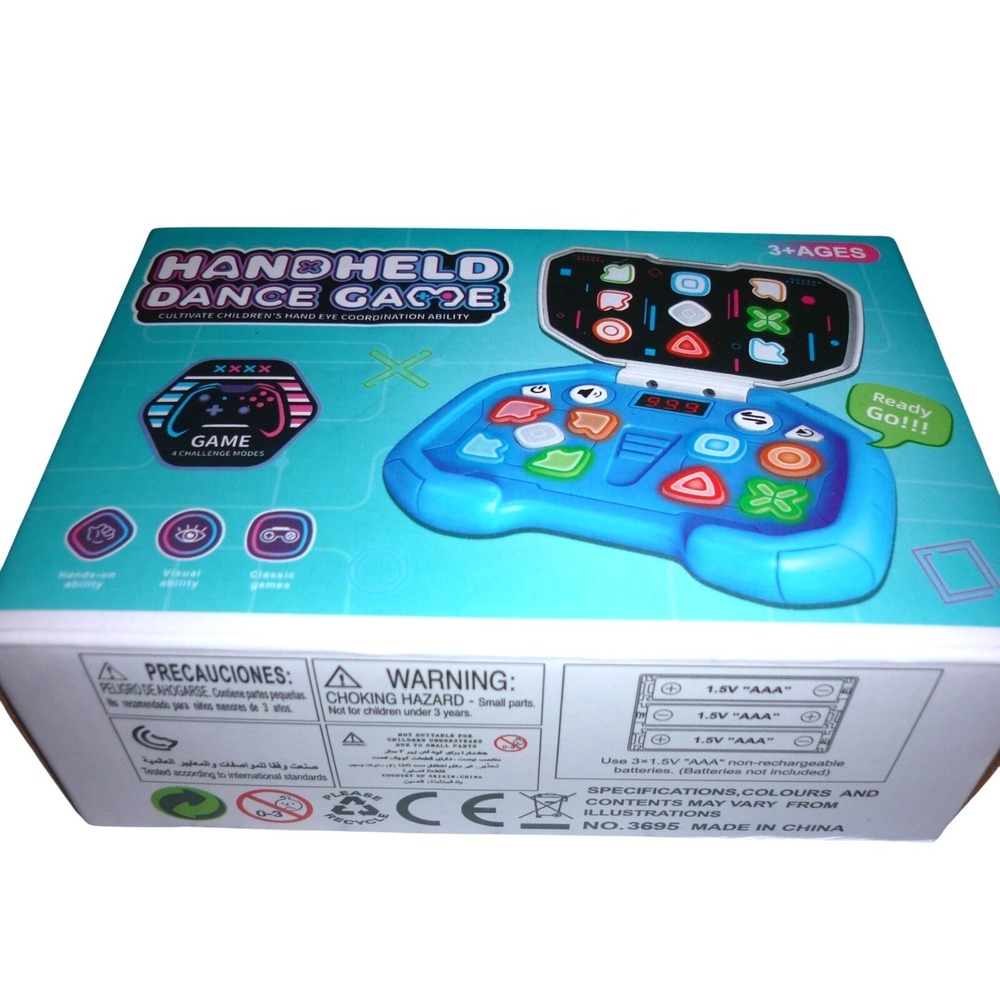 Handheld Finger Dance Game Electronic Memory Rhythm Puzzle Console Toy No. 3695